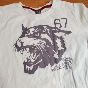 Zara Kids Long Sleeve Top Cougar Graphic Size 5-6Y